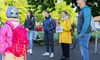 Foto Treffpunkt für Start Sportlich zum Schulssporttag vom 8. Mai 2024