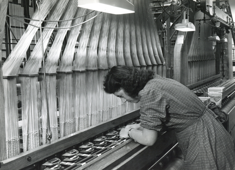 Schönenwerd: Ballyana Restaurierter Kienberger Webstuhl (Foto: Ballyana Archiv)