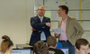 Tag der offenen Volksschule - Landammann Dr. Remo Ankli beim Klassenbesuch.