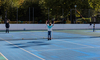 Erste Übungen im Tennis