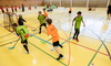 Foto Unihockeyspieler voll Konzentriert