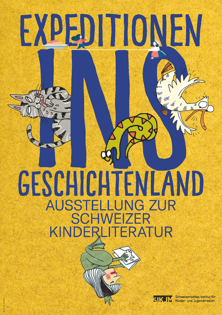 Plakat Ausstellung Expeditionen ins Geschichtenland