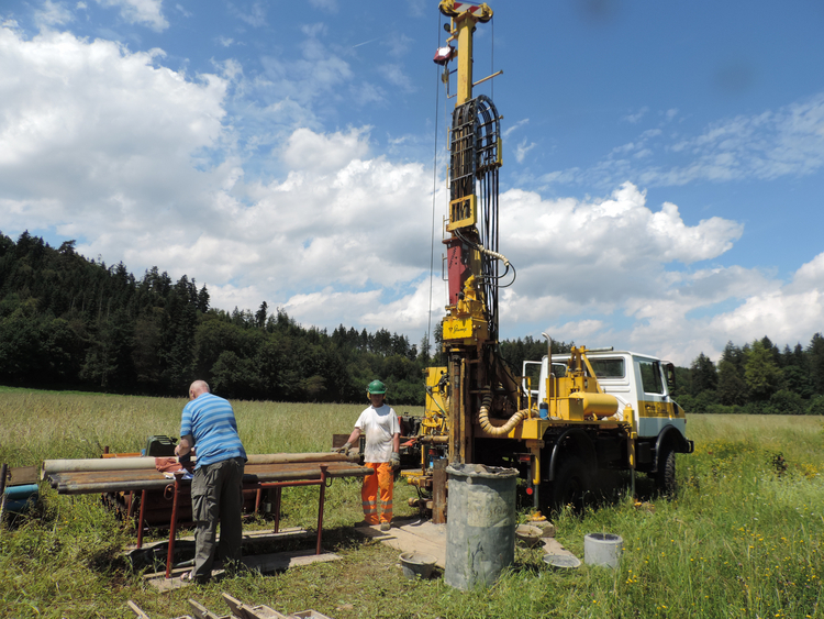 Naturreservat Aegerten Probebohrung Pumpversuch Grundwasser Naturreservat Aegerten Probebohrung Pumpversuch Grundwasser