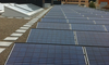 Photovoltaikanlage auf dem Flachdach des Neubaus der FHNW Olten, mit einer Fläche von 1000m2 welche jährlich bis zu 72â000 kWh liefern kann