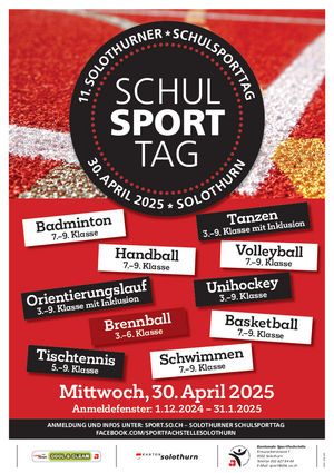 Plakat SO Schulsporttag 2025