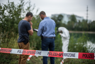 Polizei-Sperrzone Polizei-Sperrzone (Symbolbild)