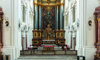 Gereinigt und sorgfältig restauriert präsentiert sich der Hochaltar der Jesuitenkirche in Solothurn.
Foto: Kantonale Denkmalpflege, Guido Schenker.