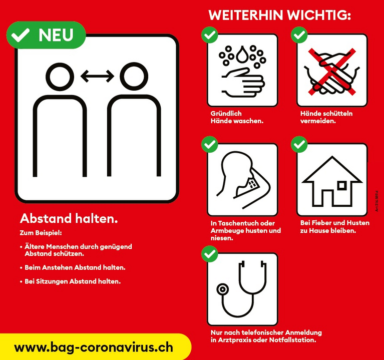 Coronavirus: BAG Kampagne 