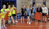 Tischtennis 5.-6. Klasse Mädchen - Siegerfoto alle Podestplätze