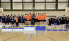 Unihockey Knaben 7.-9. Klasse - Siegerfoto alle Podestplätze