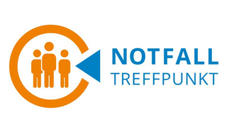 Hinweistafel Notfalltreffpunkte