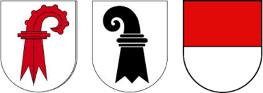 Wappen Baselland, Baselstadt, Solothurn