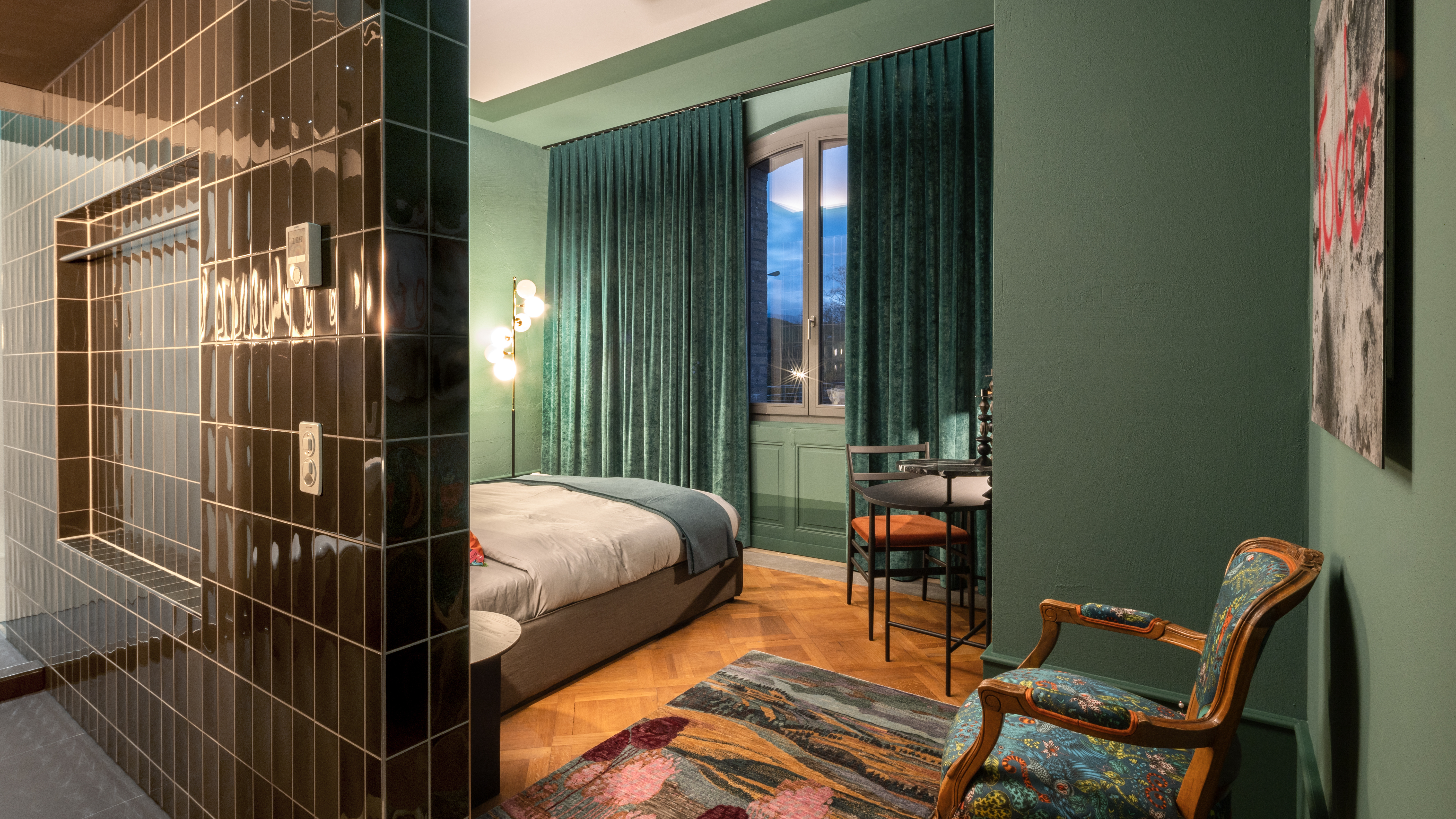 möbliertes Hotelzimmer