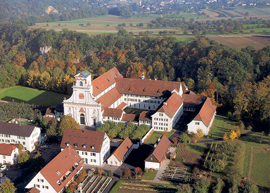 Kloster Mariastein Das Kloster Mariastein, eine Luftansicht