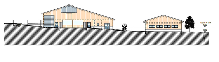 Wallierhof Ökonomiegebaude Westfassade