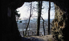 Winznau. Ausblick aus der prähistorischen Höhle Käsloch