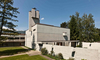 Kloster St. Josef, Solothurn. Blick auf die Klosterkirche nach der Betonrestaurierung von 2010