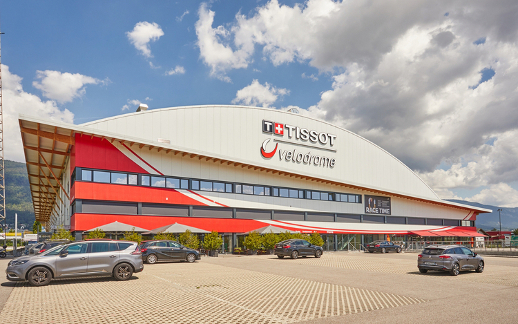 Im Tissot Velodrome eine Runde drehen