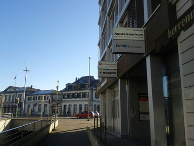 Eingangsbereich Ausweiszentrum