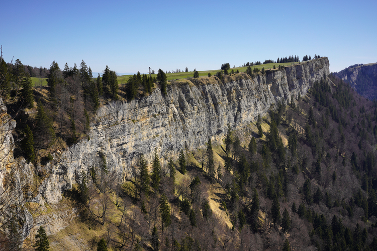 Karstfelsformation im Gebiet Grenchenberg