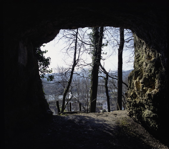 Ausblick aus der Höhle Käsloch bei Winznau