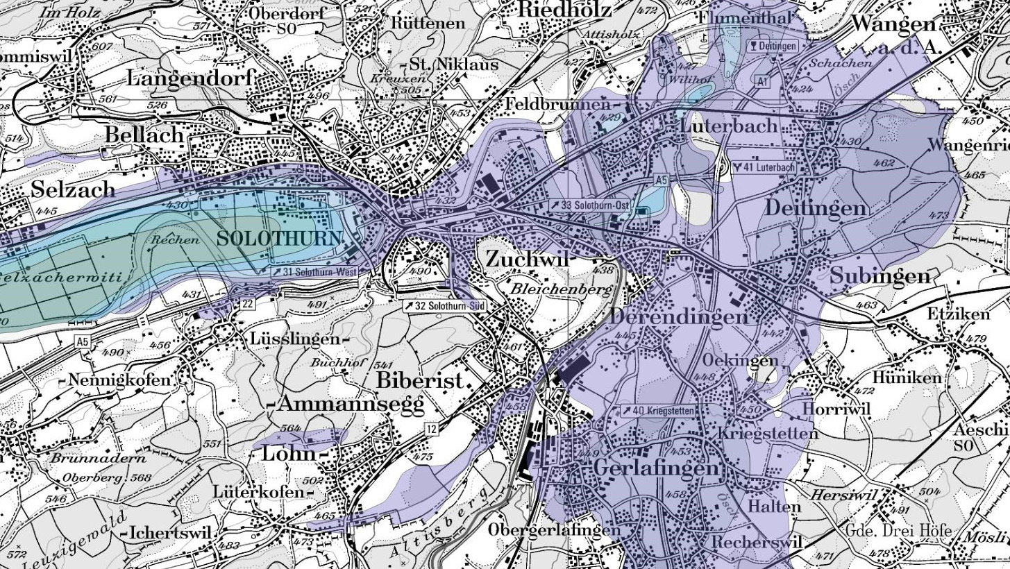 Grundwasservorkommen Wasseramt und Lebern