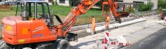 Strassenbau Bauarbeiten an Kantonsstrasse