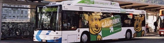 gasbetriebener Bus Gasbus