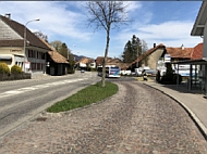 Gunzgen Mittelgäustrasse Mittelgäustrasse in Gunzgen bei Dorfeinfahrt