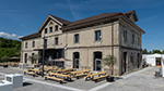 20240000 BES Foto Kantine1881 Gastrobereich Aufnahme - Aussenplatz und Eingang Kantine 1881