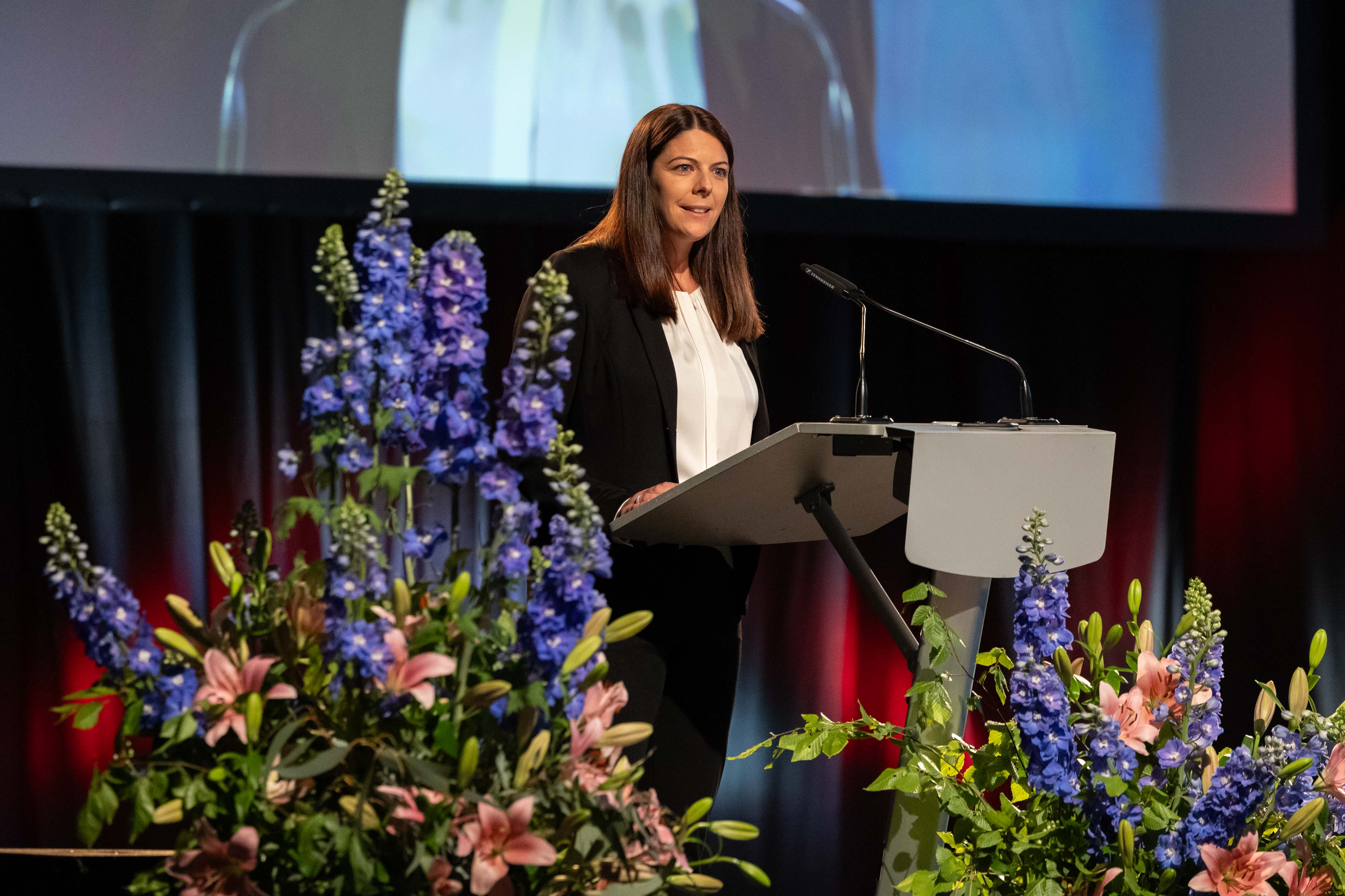 Foto Ansprache Präsidentin Sportkommission