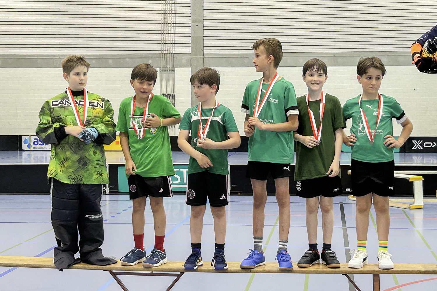 Unihockey 3.-4. Klasse Knaben - Silber - Schule Gunzgen