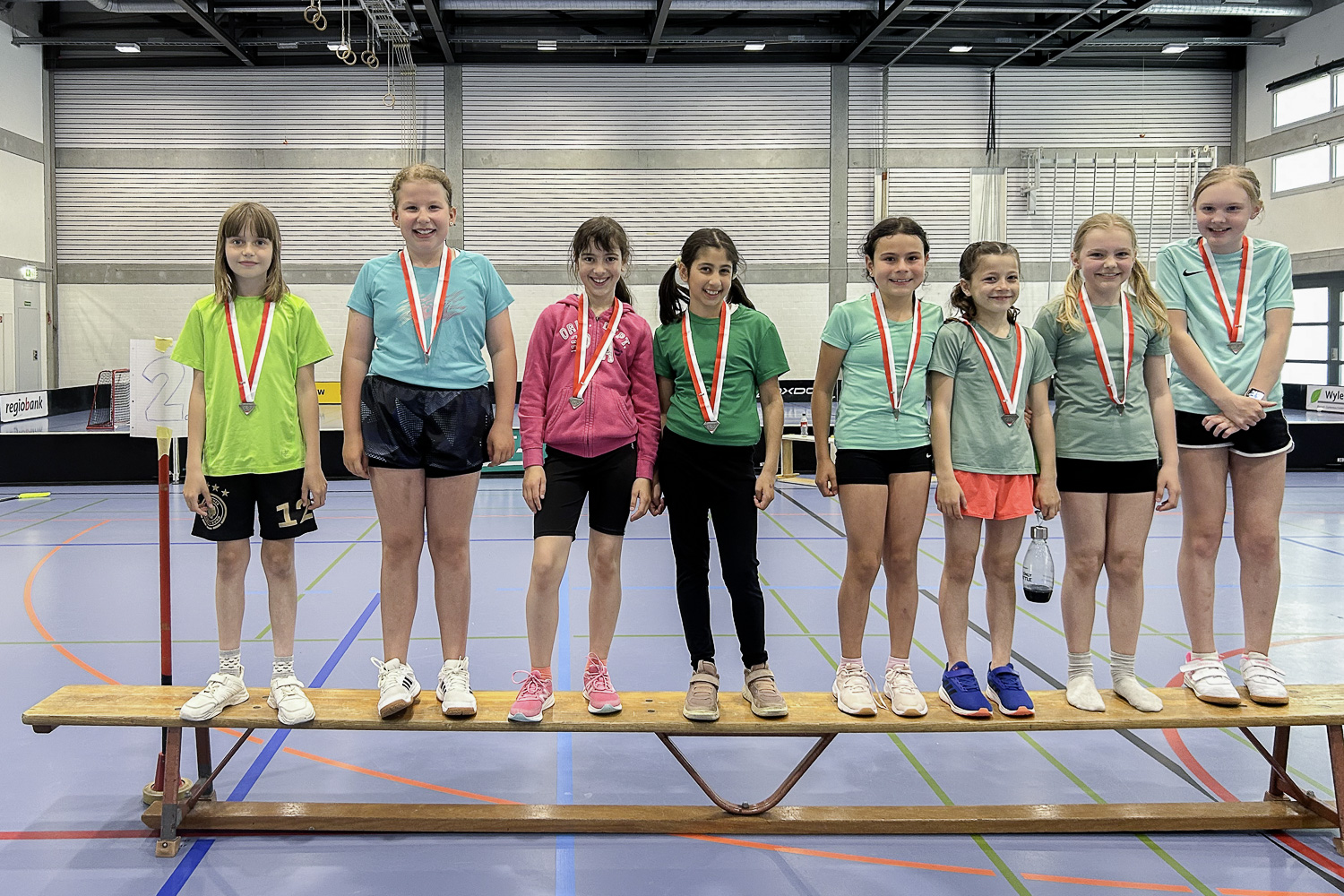 Unihockey 3.-4. Klasse Mädchen - Silber - Schule Gunzgen