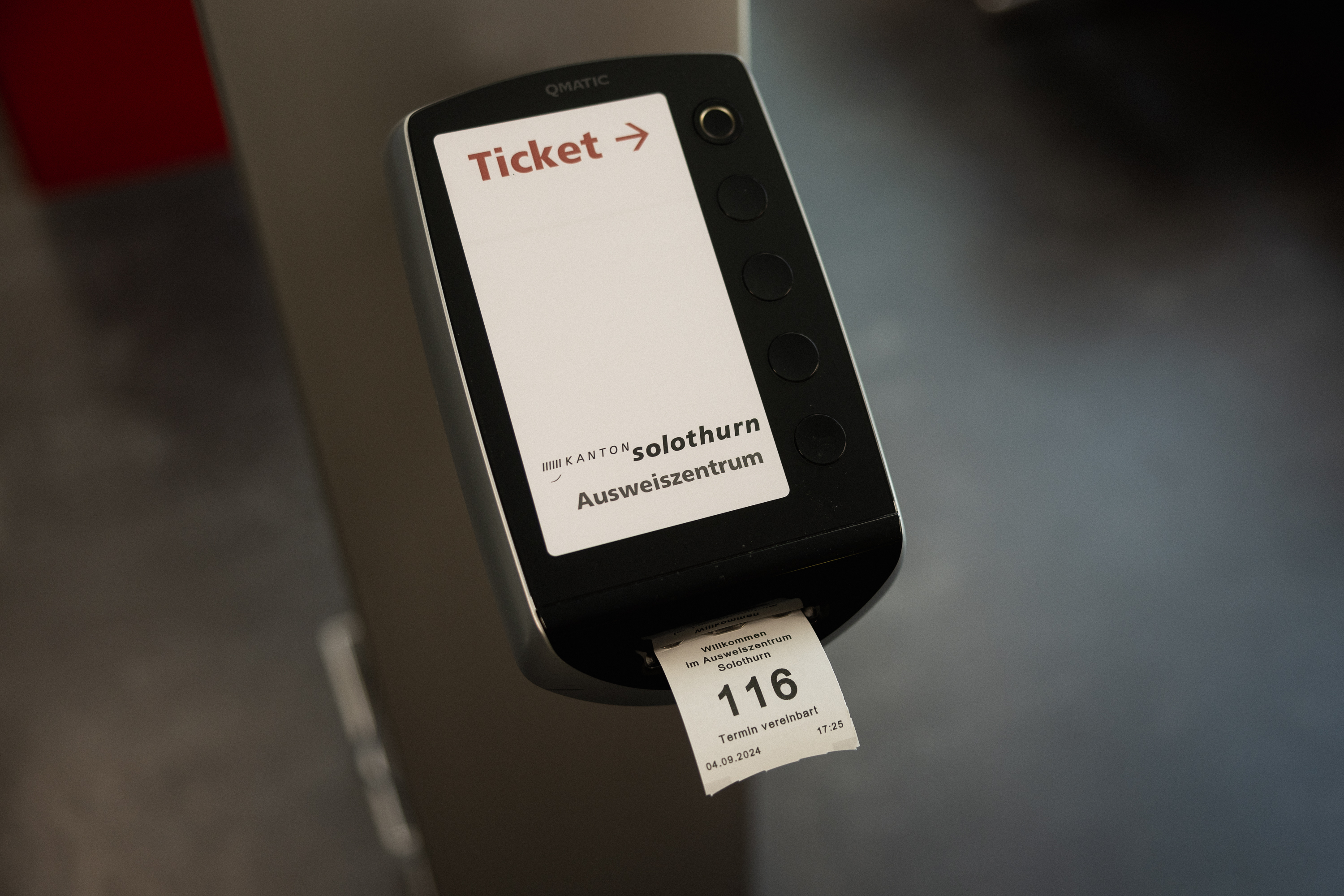 Automat zum Ticket lösen