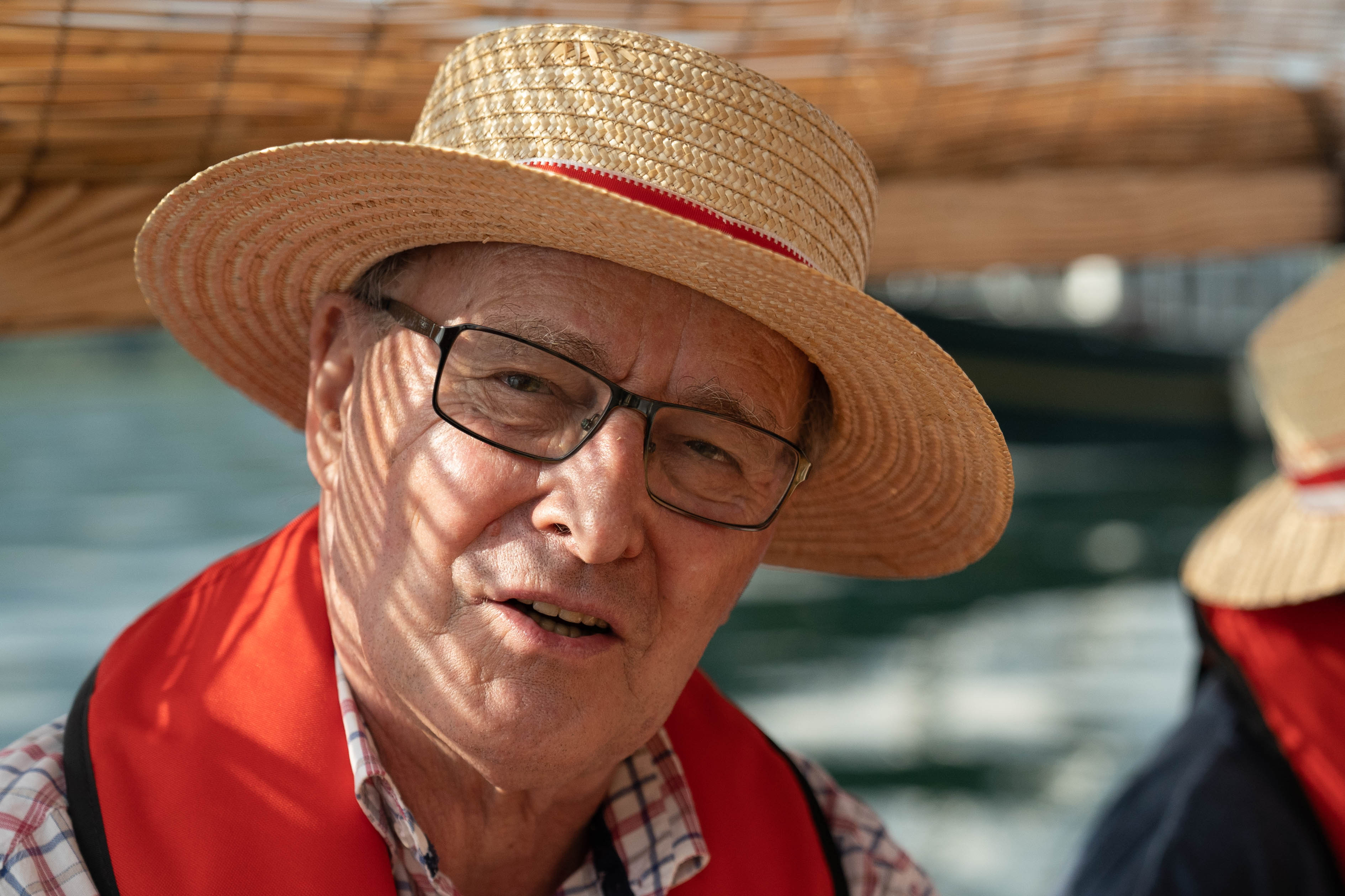 Urs Altermatt auf dem Solothurner Weinschiff