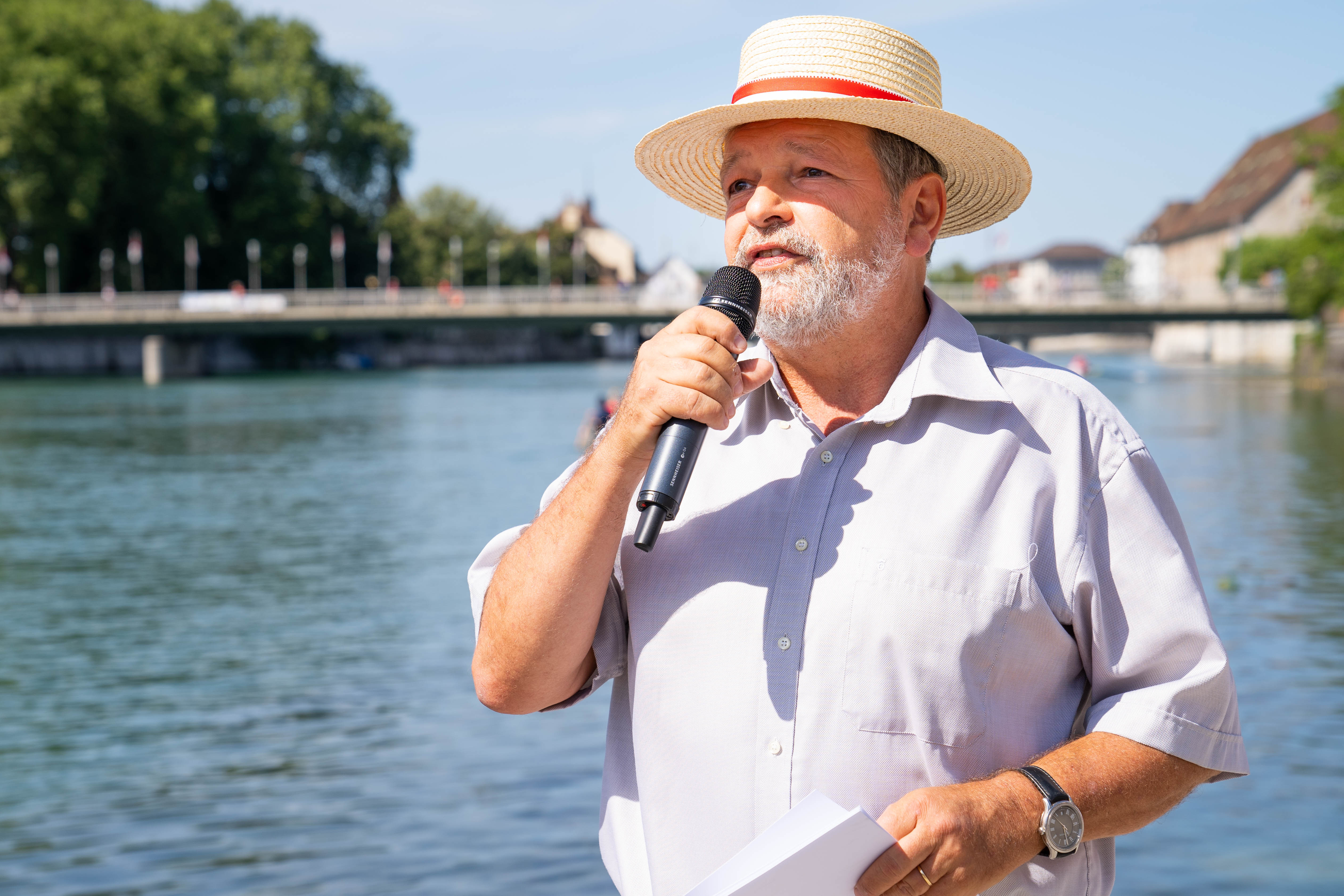 Roland Heim verabschiedet die Solothurner Delegation