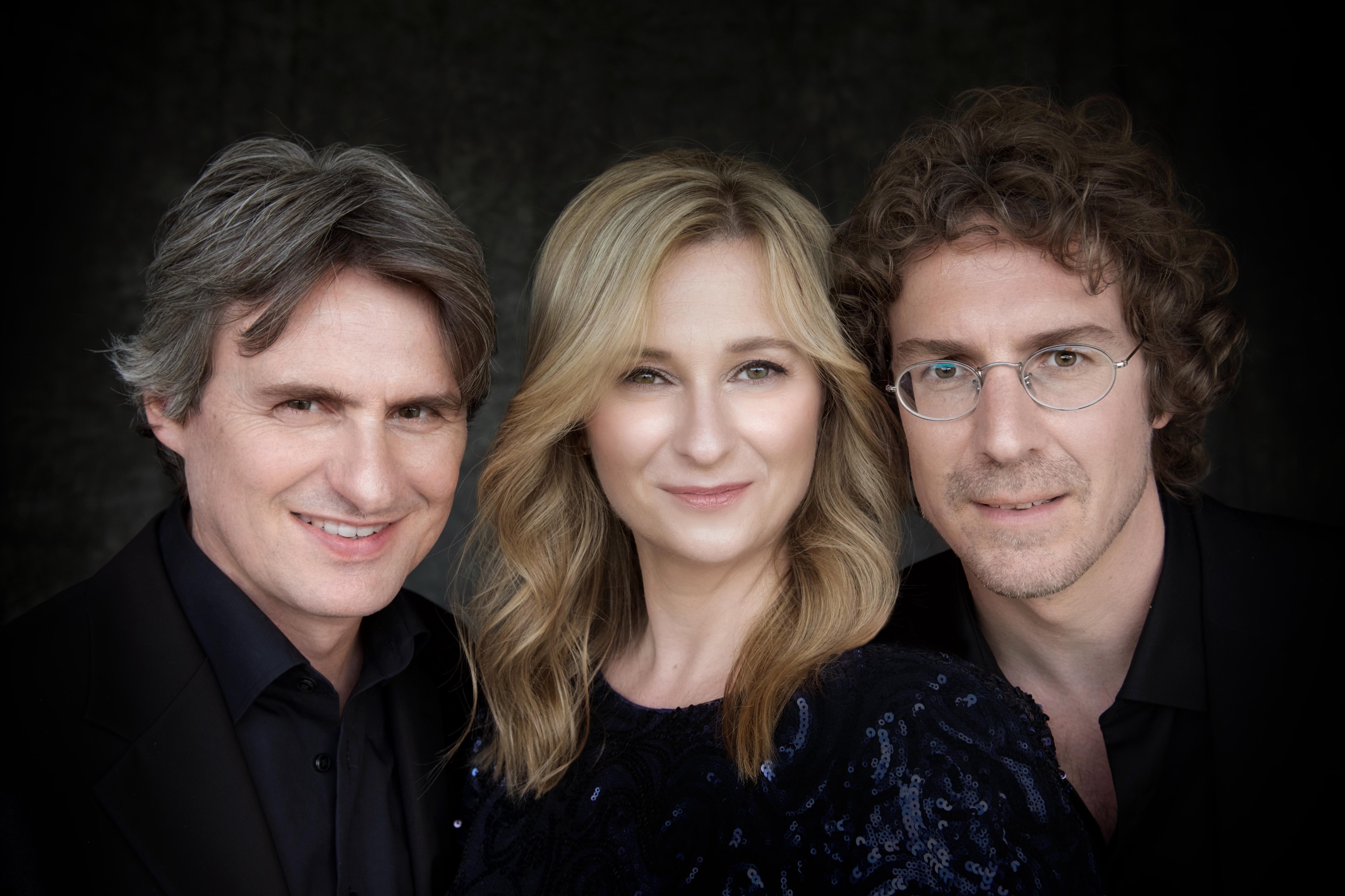 Schweizer Klaviertrio, v.l.n.r. Martin Lucas Staub, Angela Golubeva, Joël Marosi