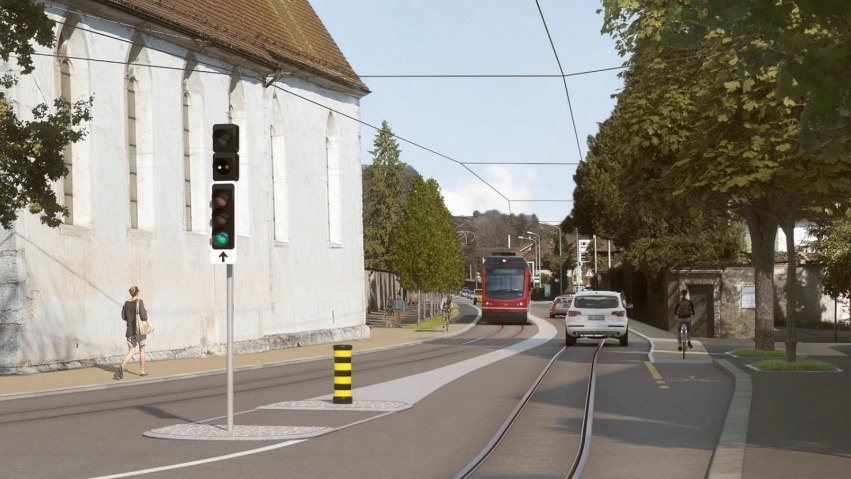 Bild der Baselstrasse Solothurn